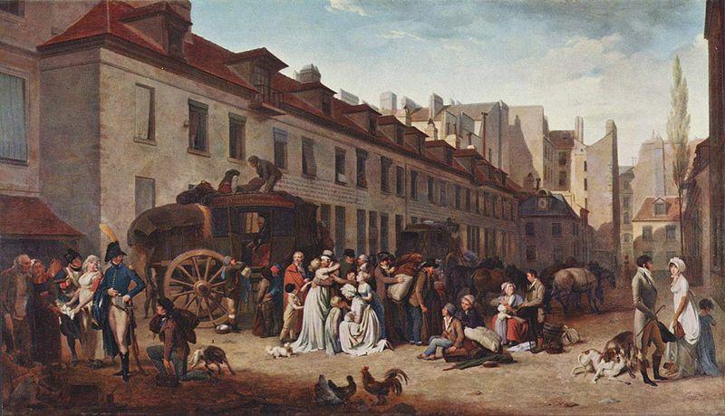 Louis-Leopold Boilly The Arrival of the Diligence
